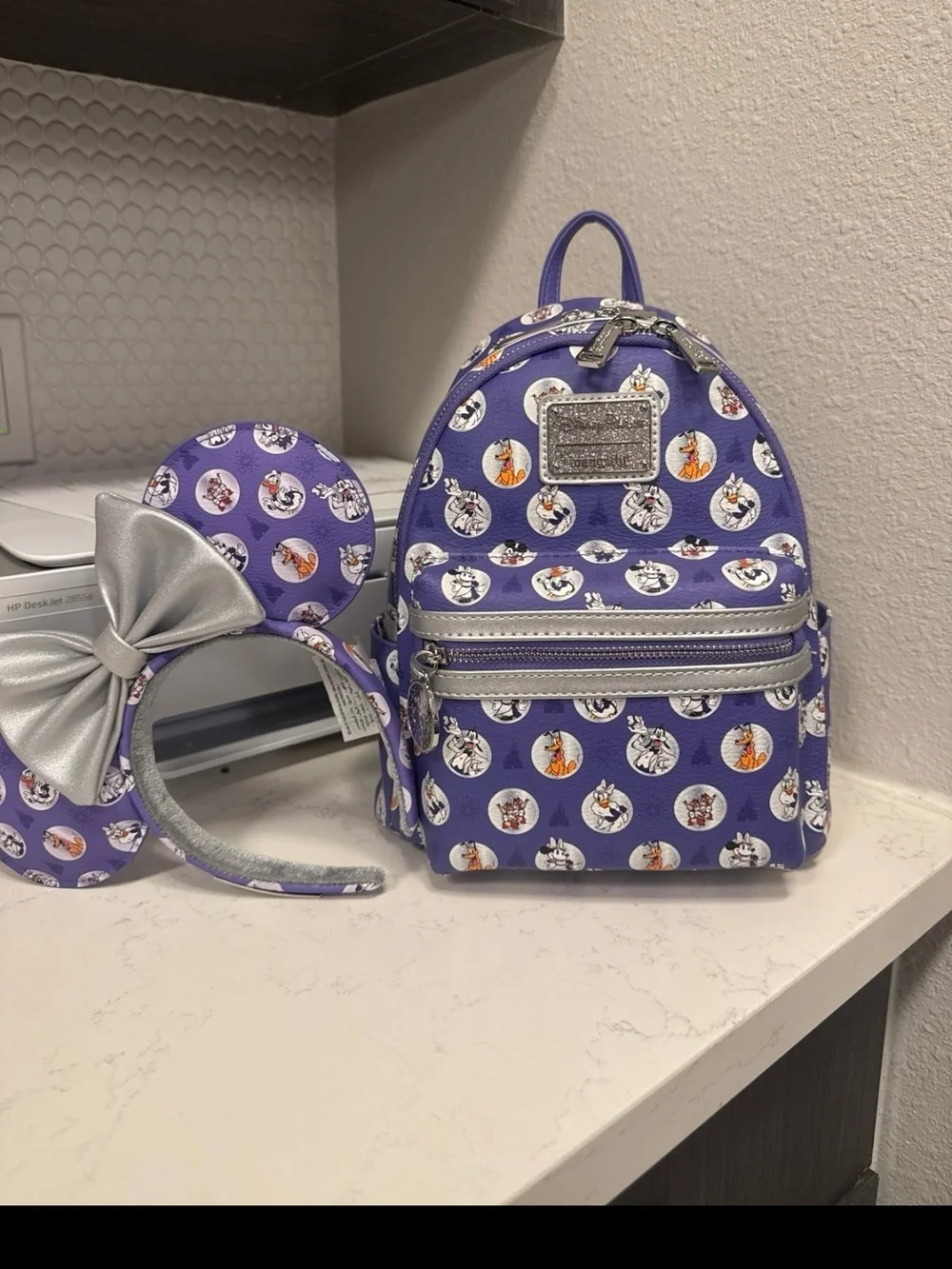 NWT Disney’s 100th Anniversary Loungefly & Ears- Feel free to make an offer!